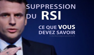 Suppression du RSI au 1er Janvier 2018. Ce que vous devez savoir